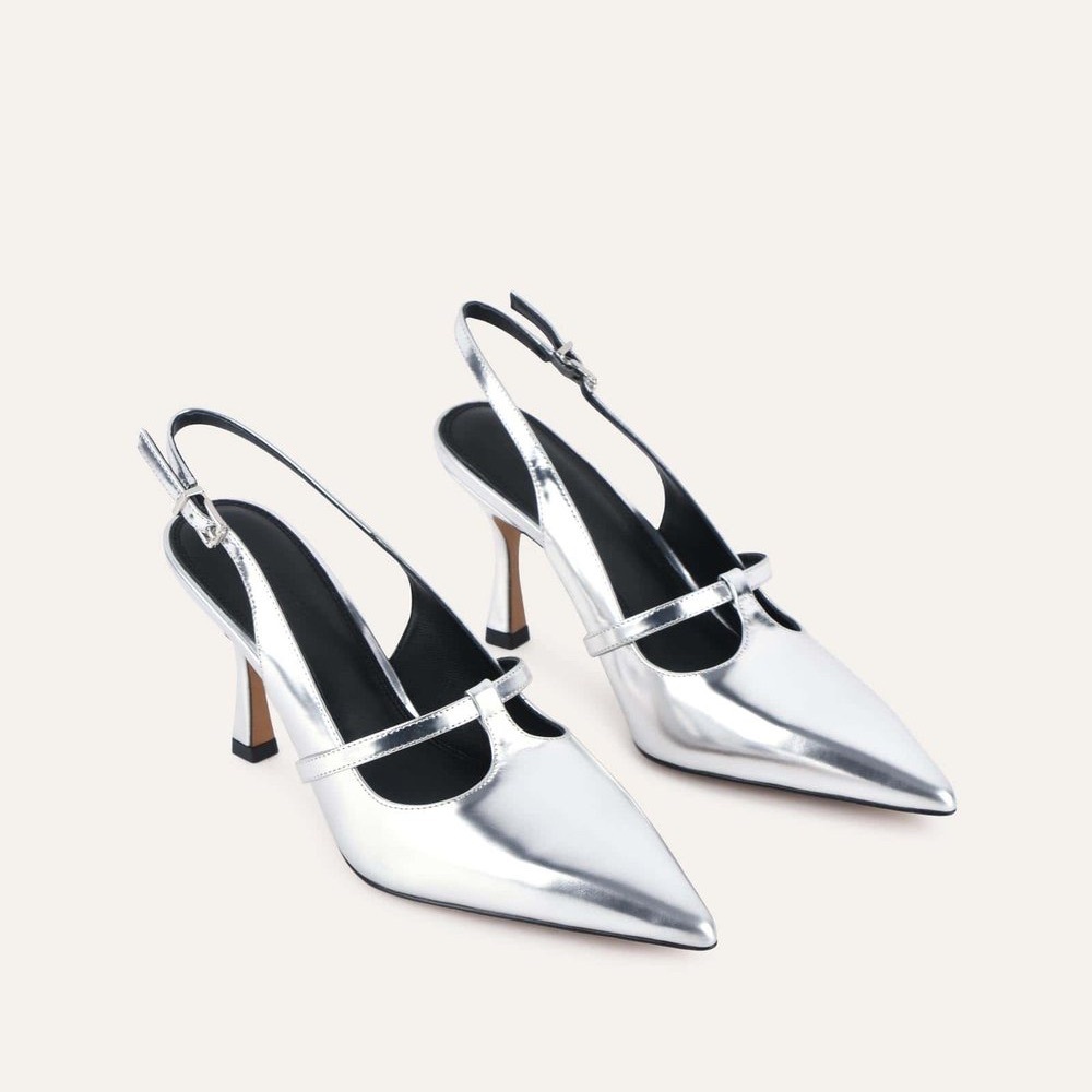 Jo Mercer Silver Women's Heels
